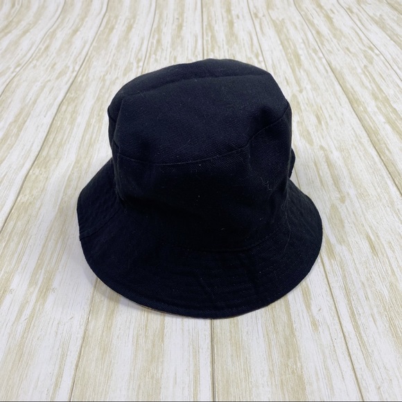 Unbranded Reversible Leopard Print & Black Bucket Hat - Picture 4 of 4